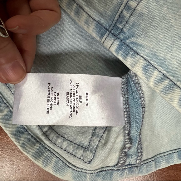 Tibi Bleach Denim Mini Skirt - Picture 4 of 7